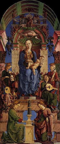 Cosme Tura Madonna with the Child Enthroned Norge oil painting art